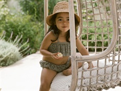 Lil Atelier bikini forest fog with lace ruffles  